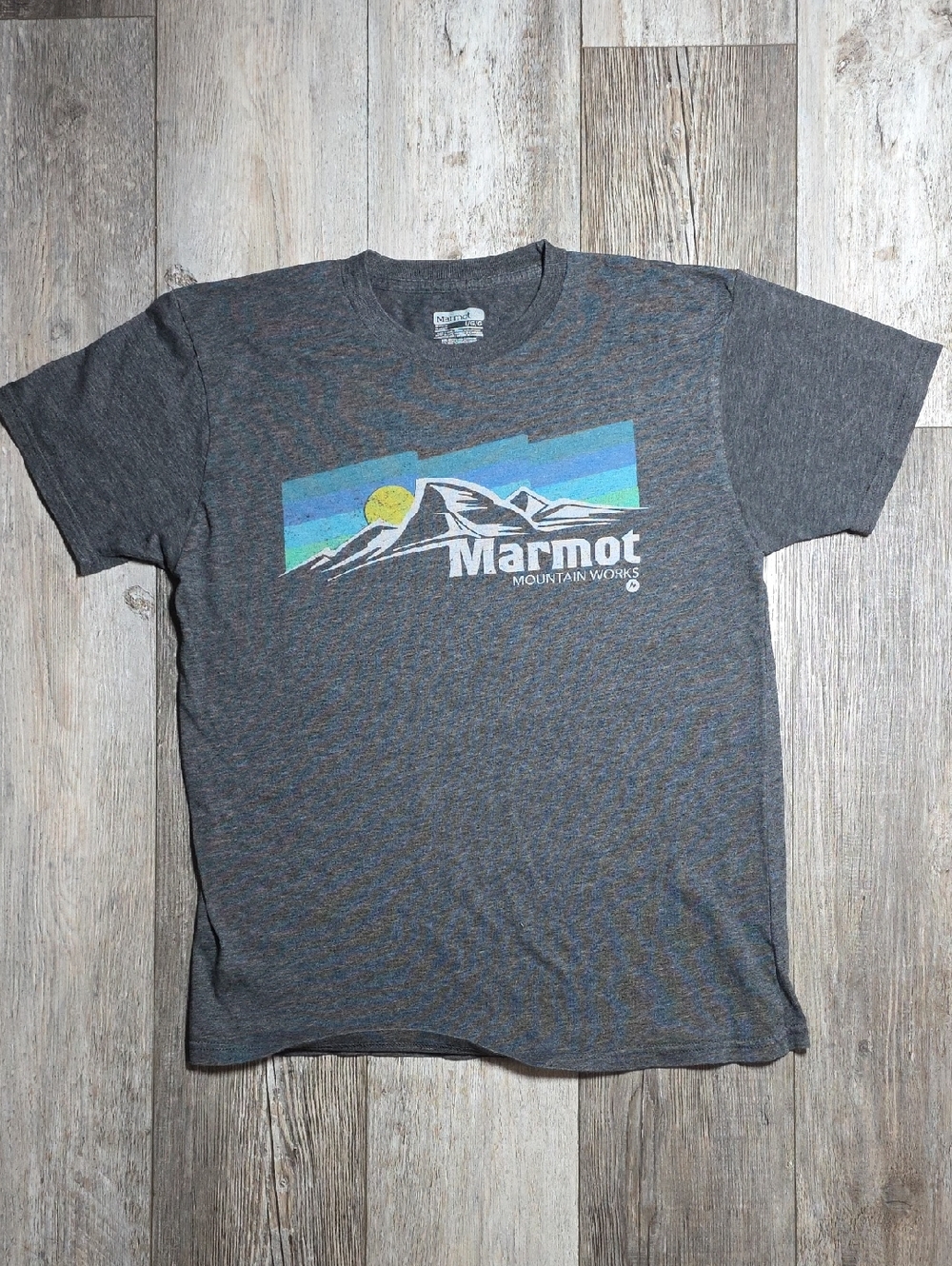 Marmot Men's Sunsetter Graphic Tee Shirt Sz Lg (2017)
